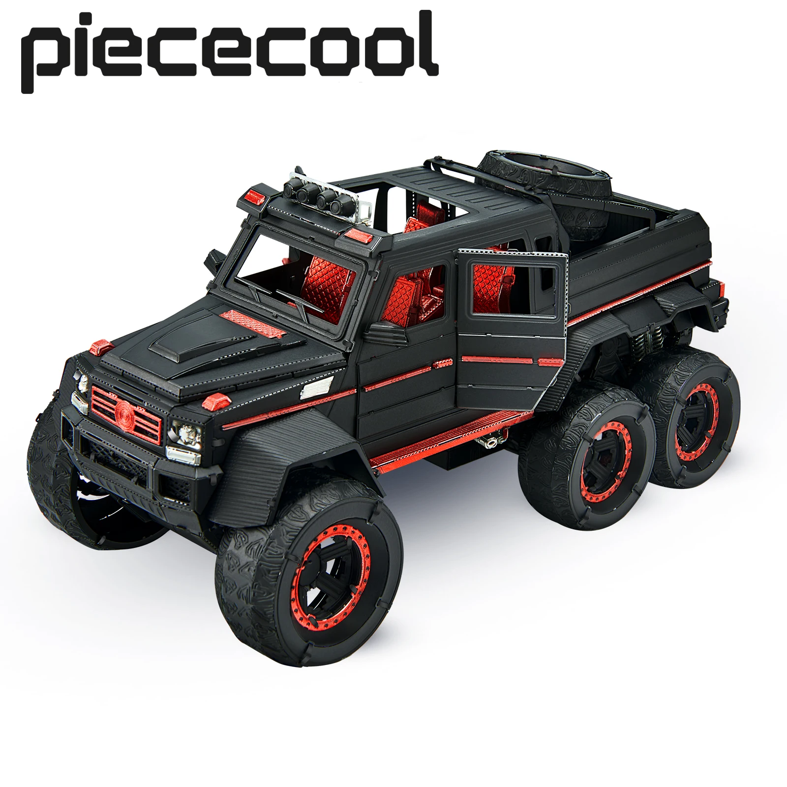 

Piececool 3D Metal Puzzles Truck G63 Assembly Model Kits DIY Car Jeep Model for Christmas Gifts