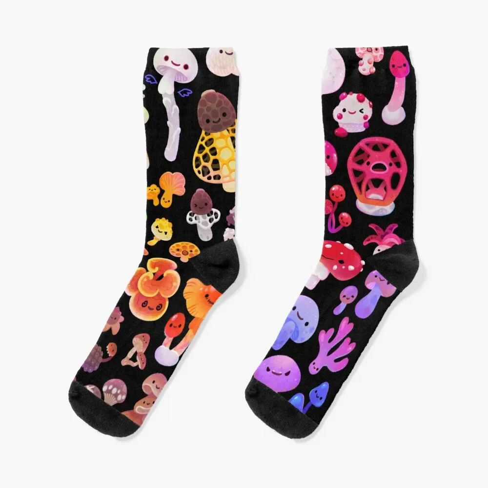 

Mushroom Socks warm winter anti slip football Socks For Man Women's