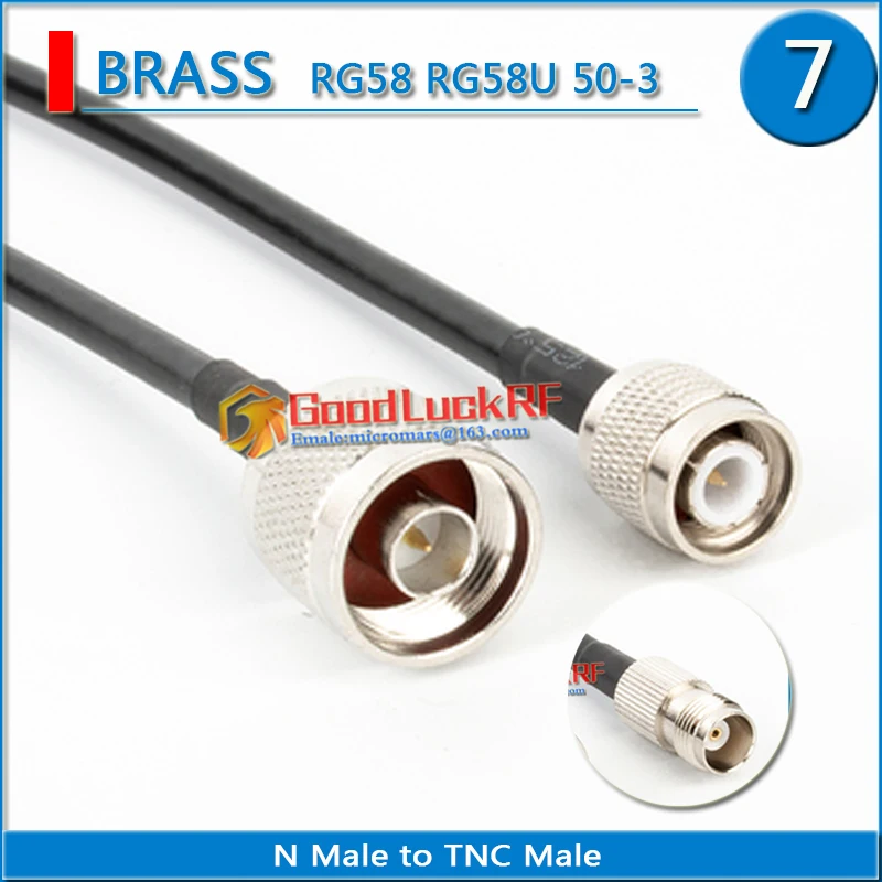 

High-quality L16 N Male to TNC Male & Female L12 jack Connector Pigtail Jumper RG-58 RG58 3D-FB Extend cable 50 Ohm low loss