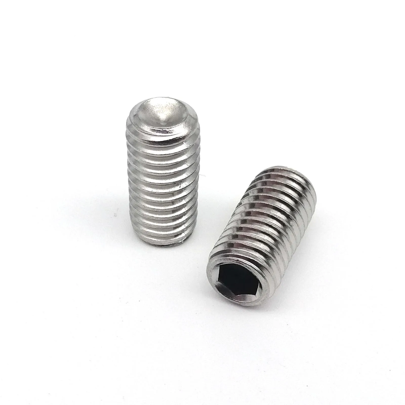 1500pcs/box Hex Hexagon Socket Allen Cup Point Set Screw Grub Bolt Mix M2 M2.5 M3 M4 M5 M6 M8 Kit DIN916 304 A2 Stainless Steel