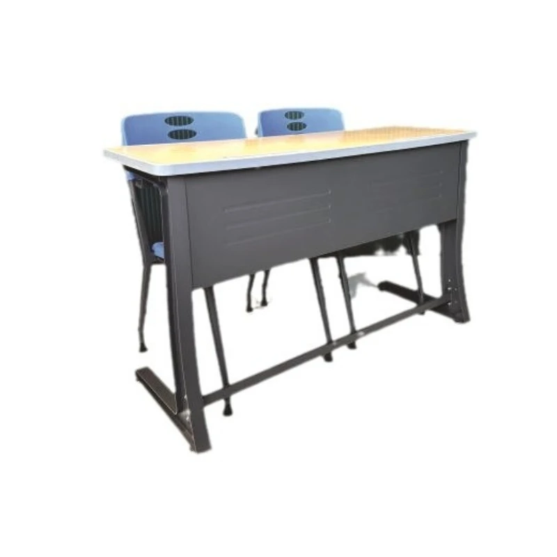 

Double solid wood can lift student desks and chairs, school desks and chairs for double training tutoring classes
