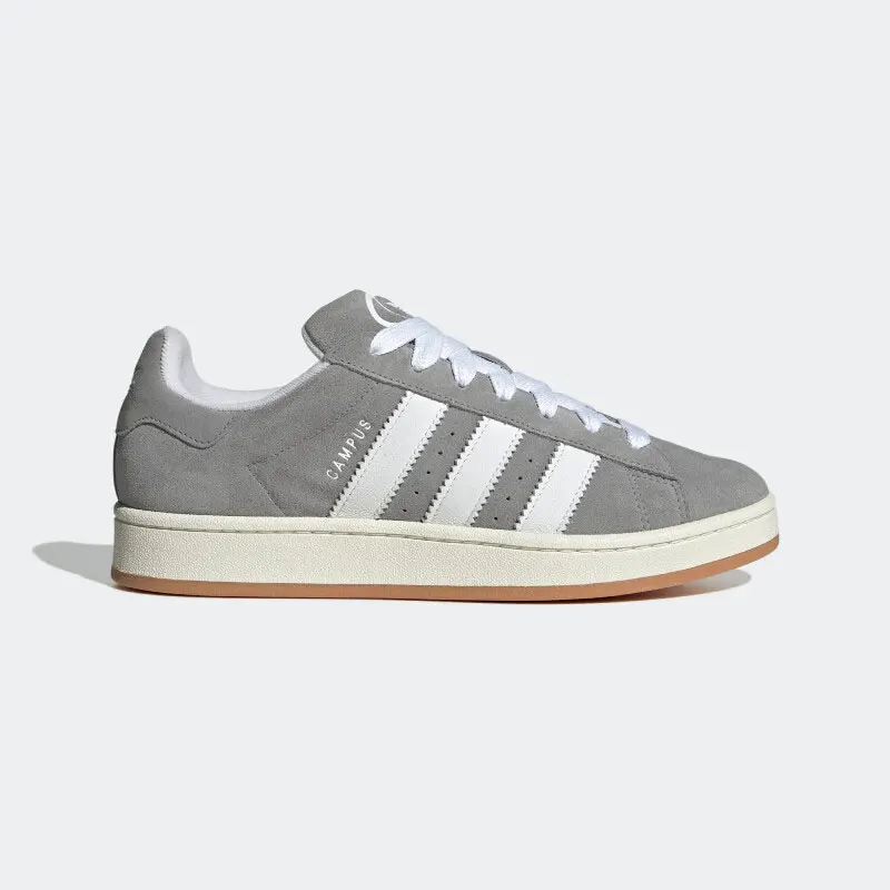 

Adidas Originals CAMPUS. Серый замшевый дизайн, минималистичный и универсальный, подходит для ежедневных сценариев