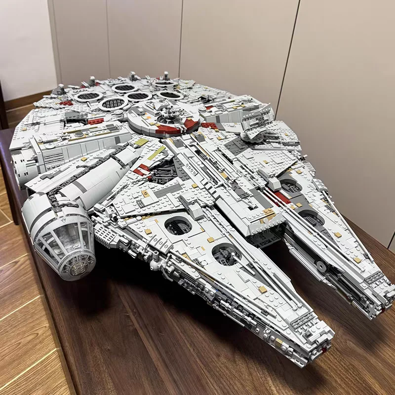 New 7541Pcs The Large Millennium Ship Falcon 75192 Assemble Home Decoration Model Toys For Kids Adults Birthday Christmas Gifts