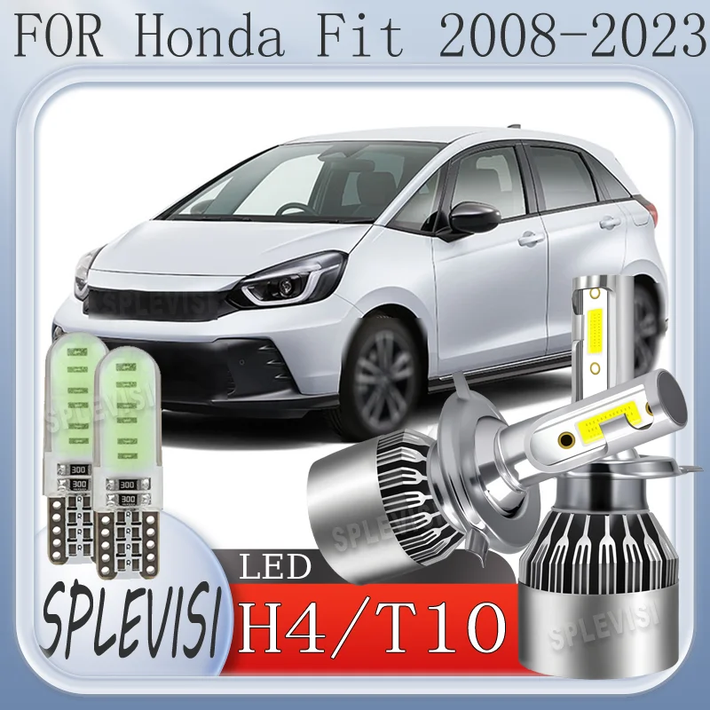 

waterproof Enhanced Night Visibility Shockproof H4 LED headlight For Honda Fit 2008 2009 2010 2011 2012 2013 2014 2015 2016-2023
