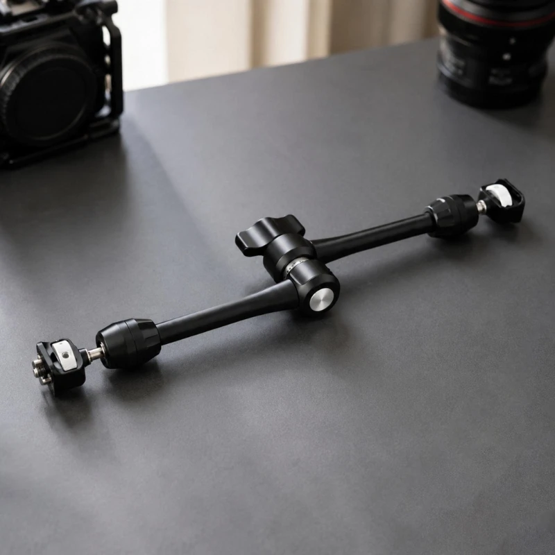 Adjustable Metal Camera Mount Support for Action Camera Positioning with 1/4inch-20 Locating Screw for Cycling Vehicle and D2RC