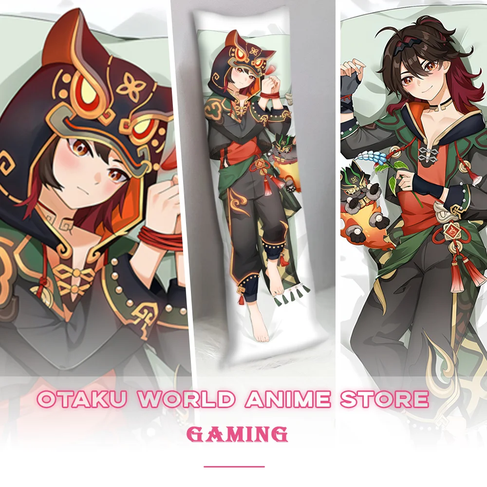 

Genshin Impact Dakimakura Pillowcase Gaming Pattern Otaku Hugging Body Prop Anime Game Role Gift Adult 3D Printing Decor Prop