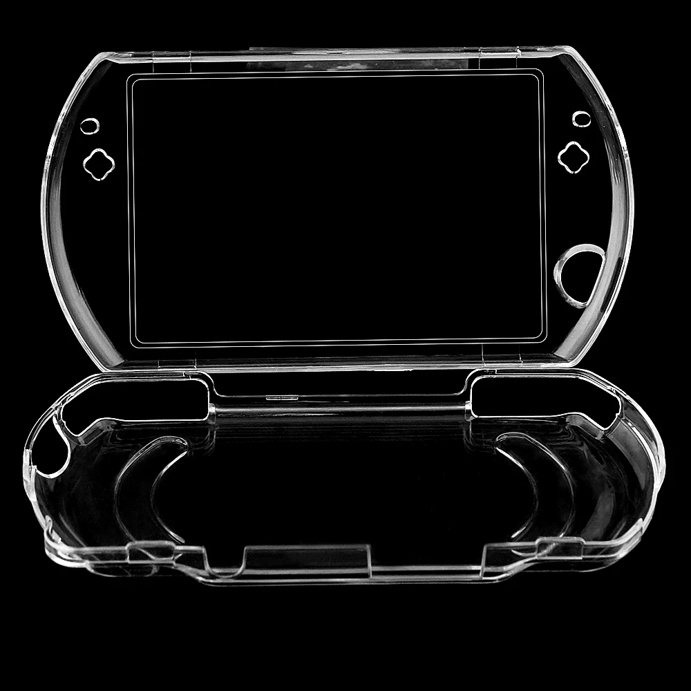 Ostent เคสแข็งติดคริสตัลใสป้องกันปกป้องตัวเครื่องสำหรับ Sony PSP Go ผิวนอกฝาแข็งใสสำหรับ PSP Go Accessories