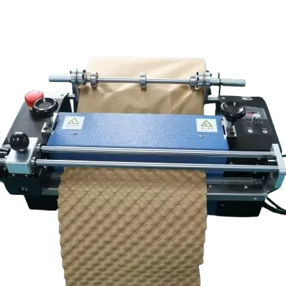 

New Design Honeycomb Paper Cutting Machine Kraft Paper Press Bubble Machine for Cushion Protective Packaging