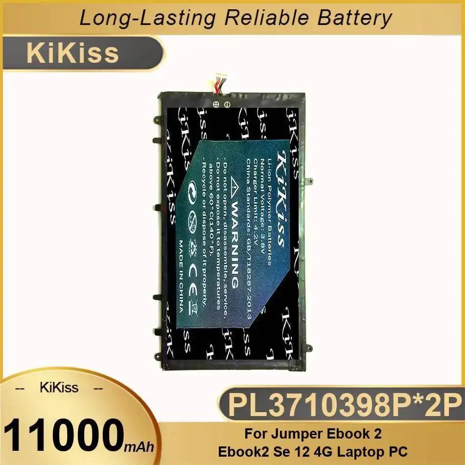 بطارية كمبيوتر محمول 11000 مللي أمبير في الساعة ثابتة لـ Jumper Ebook 2 SE 12 4G بديل موثوق PL3710398P*2P