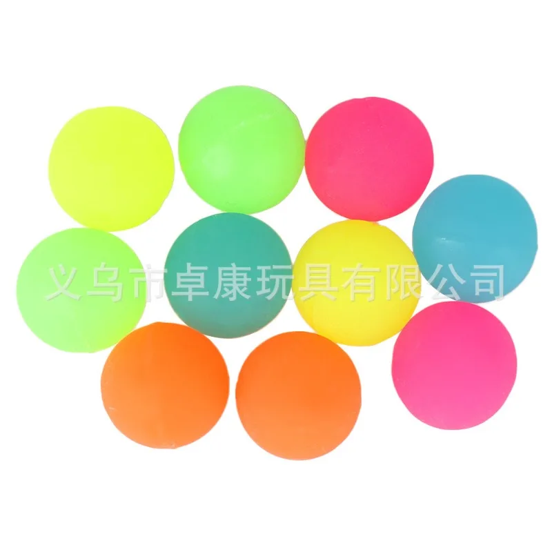 Cute Elastic Children Toy Ball Colored Boy Bouncing Ball Rubber Kids Sport Games elastico Jumping Bounce Balls giocattoli all'aperto