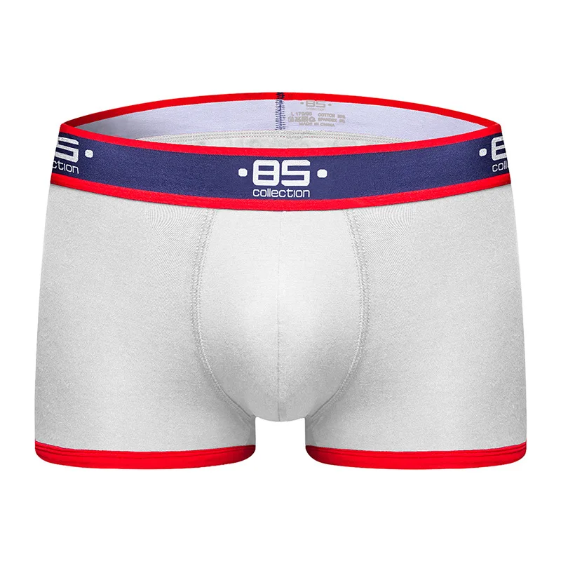 

BS85 Men's cotton underwear individually packaged sweat-absorbing and breathable low-waist hip-lifting boxers BS138