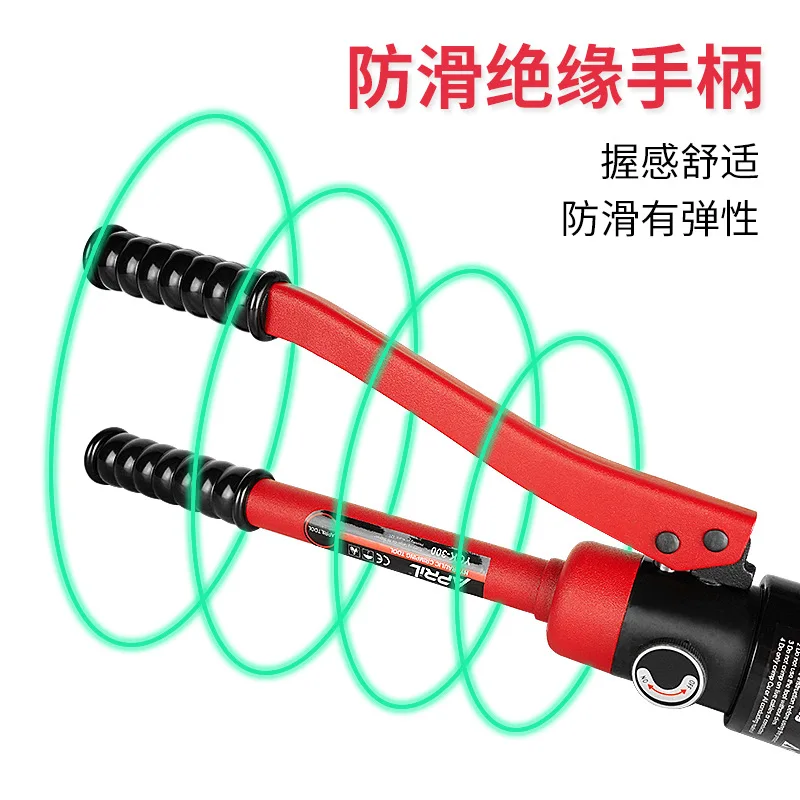 Multifunctional electrician manual hydraulic pliers copper and aluminum nose crimping pliers crimping tool