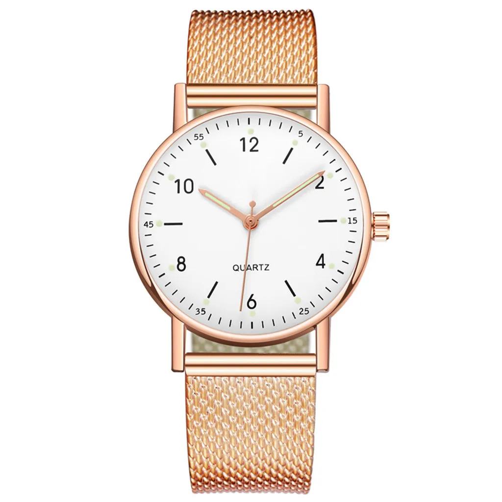 Ladies High-End Quartz Watch Luminous Scales And Hands Leisure Watch Daily Causal Exquisite Simple Fashion Wristwatch