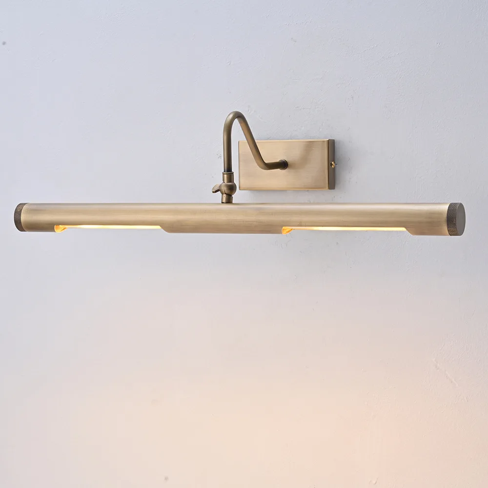 Adjustable Vintage Copper Wall Light Bathroom Cabinet Mirror Front Light, Living Room Guest Room and Hotel Wall Lamp