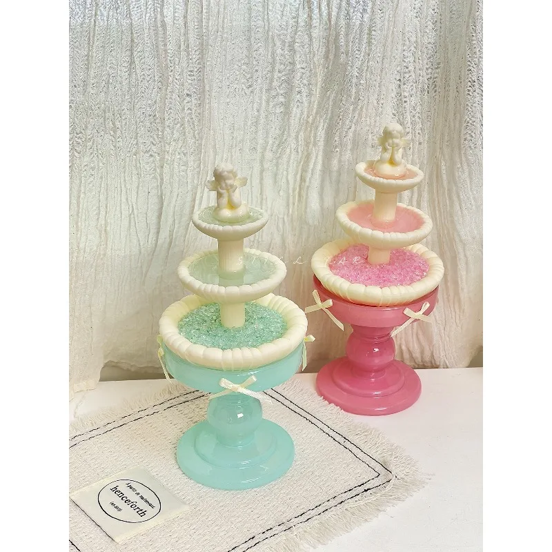 FOR  Trevi Fountain Aromatherapy Ornament Diffuser Stone Home Bedroom Birthday Gift