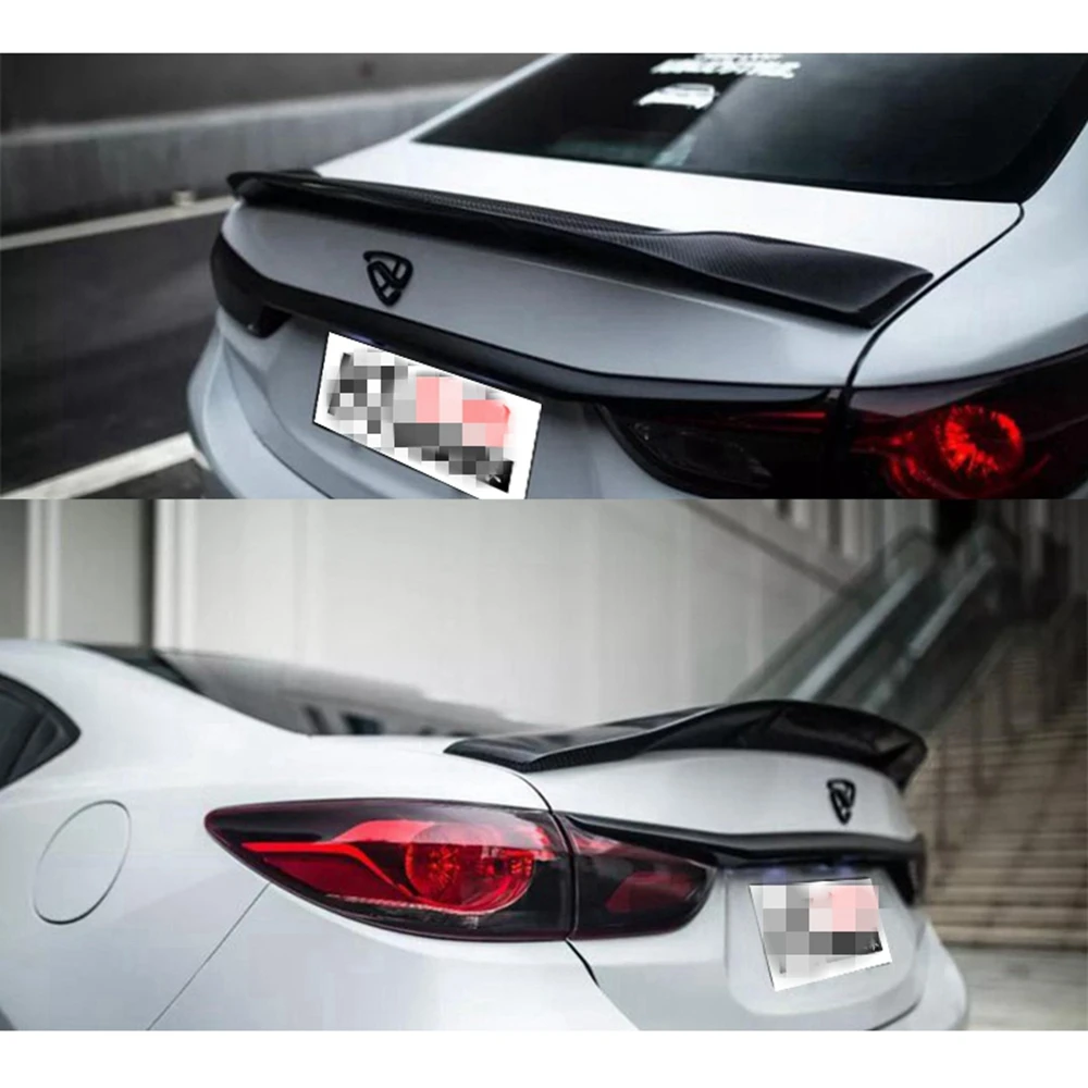 FOR mazda 6 2015 2016 2017 2018 R style Carbon fiber FRP Rear Spoiler Trunk wing