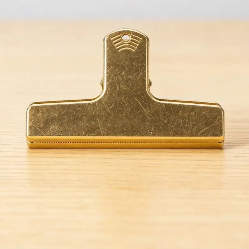 Serrated Spring Document Clamp with Zinc Metal Construction and Hanging Hole for Study Note, Receipts, and Photo Display