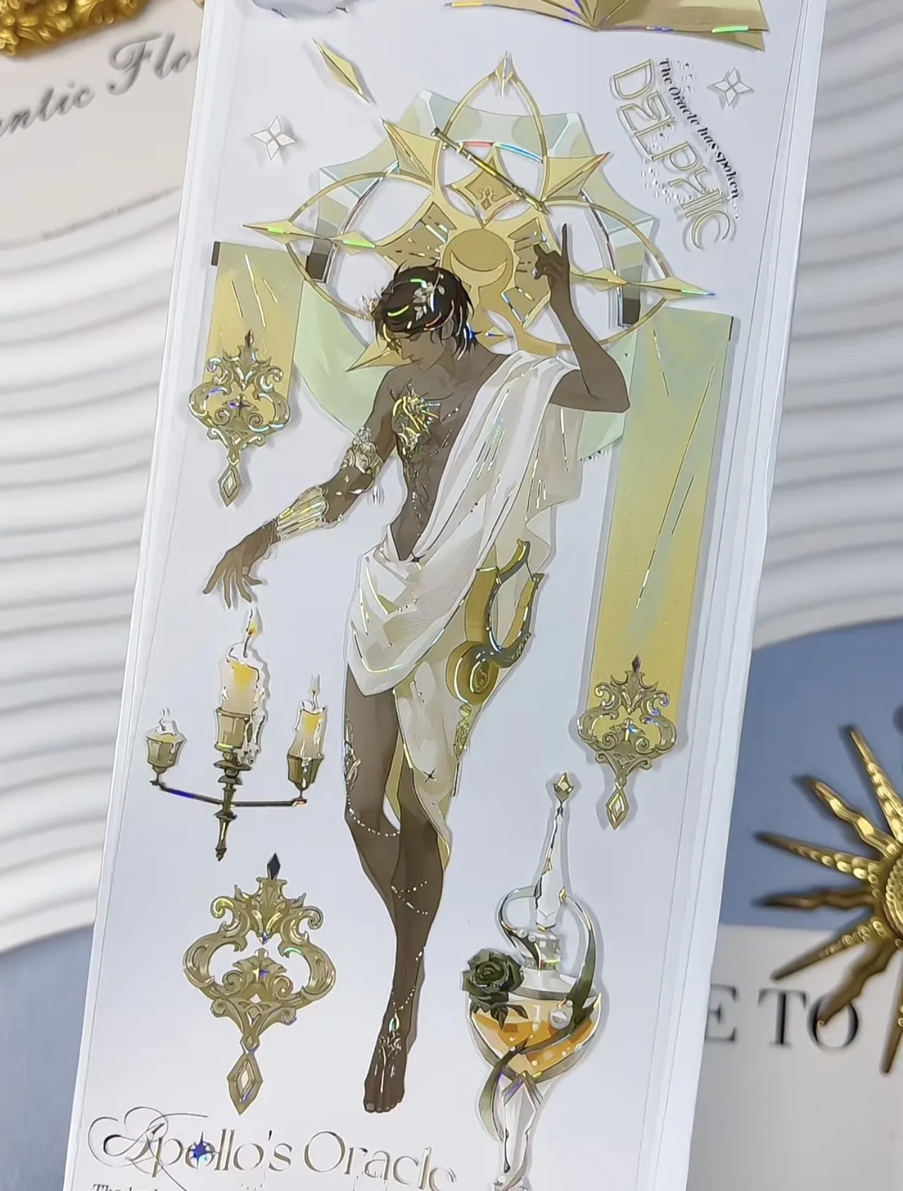 

Образец декоративной ленты Washi PET с 1 рулоном [Delphi Oracle] Glacier Journal Club для украшения телефонов, коллажей, с изображением красивой девушки и мужчины