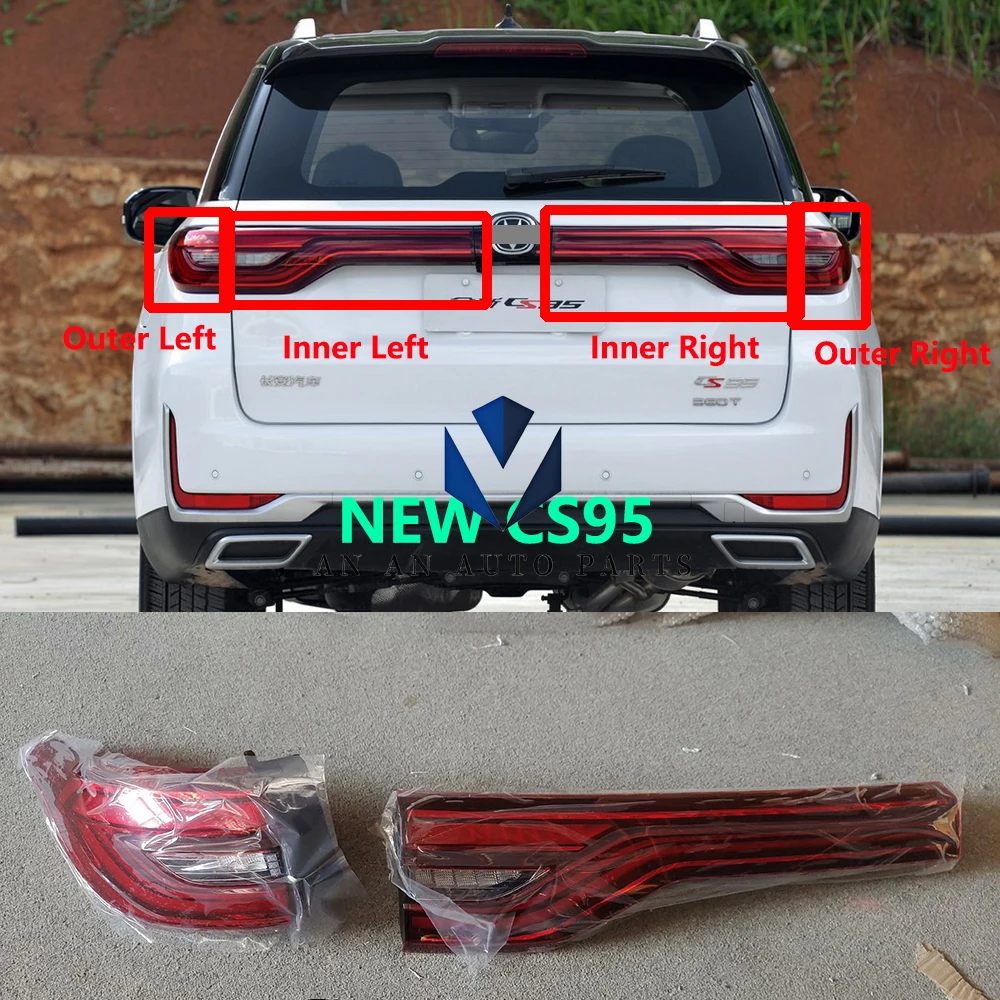 

2021-2023 Models CHANGAN CS95 Tail Lamps Assembly Rear Lights 4133010-AP30 4133110-AP30