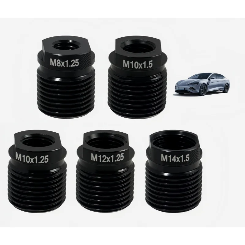 Aluminum Shift Knob Adapter With Inside Thread M8x1.25/M10x1.25/M10x1.5/M12x1.25/M14x1.5 Shift Knob Accessories
