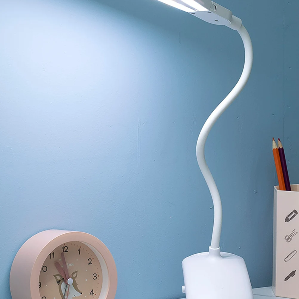 

Dual Head Led Desk Lamp With Charging Port Adjustable Clip Reading Light For Study Bedroom Office Modern Creative Writing Table