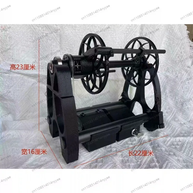 Electric Mini Spinning Wheel for Home Use - Transforms Cat/Dog Fur into Yarn Adjustable Speed 0-800 RPM