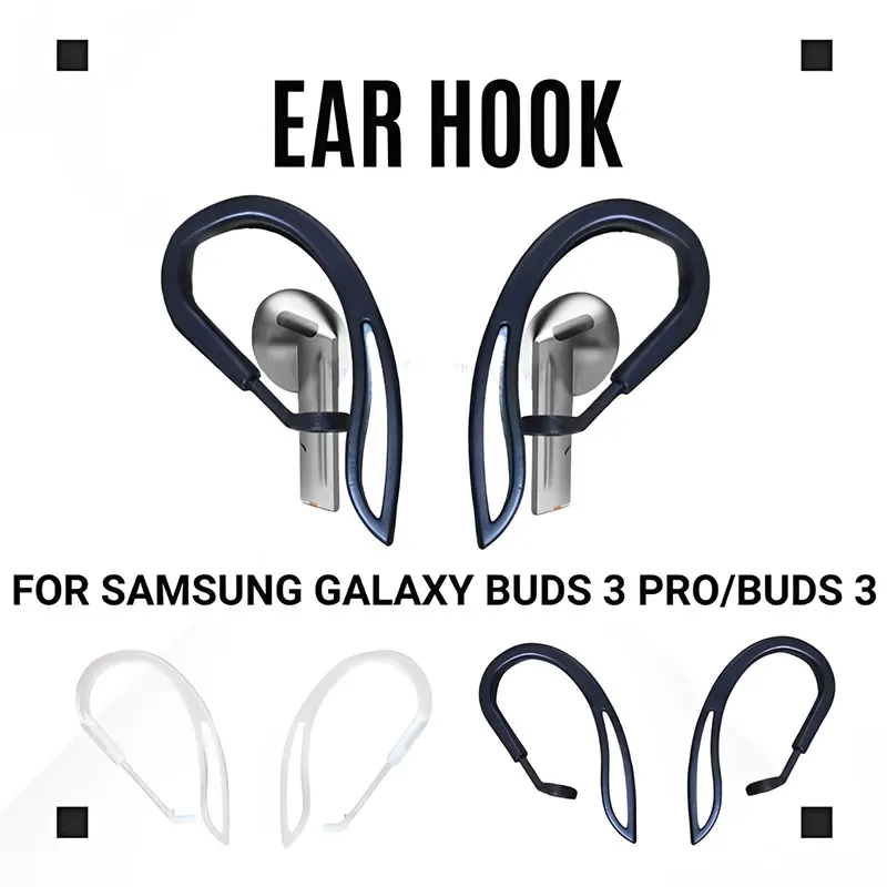 Ear Hook Earphones For Samsung Galaxy Buds 3 Pro/Buds 3 Wireless Bluetooth Earphone Hook Anti-lost Clip Earphone Accessories