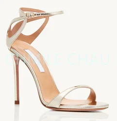 【Measure your feet length before order】Luxury Designer Women Sandals High Heel Fetish Prom Shoe Zapatos De Tacon Mujer 31-CHC-30