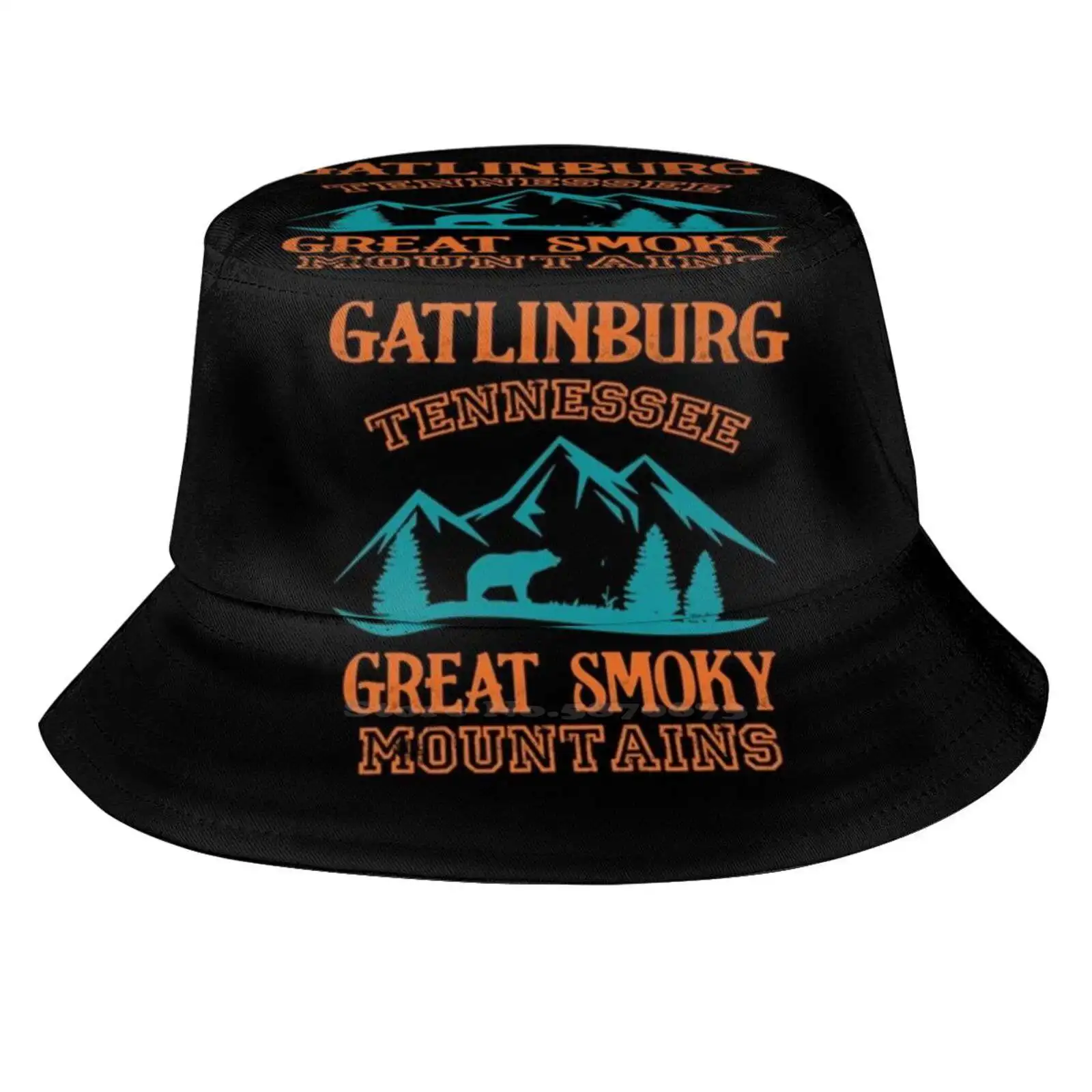 Gatlinburg Tennessee Great Smoky Mountains Souvenirs Bear Fishing Hunting Climbing Cap Fisherman Hats Gatlinburg Tennessee