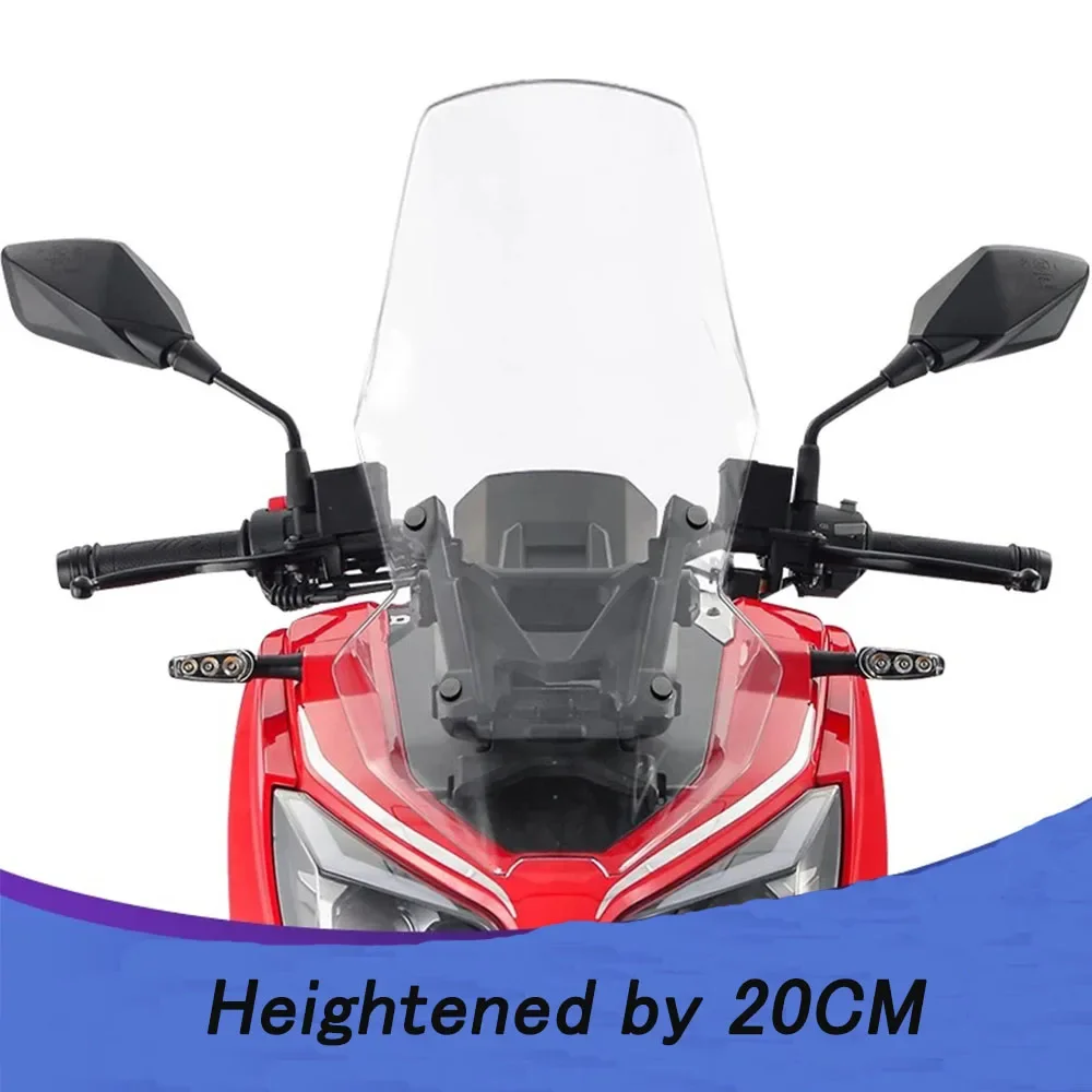 Motorcycle Windshield For QJ Moto MTX125 125MTX MTX 125 Heightened and Widened Windshield New Front Windshield Fit QJMoto MTX