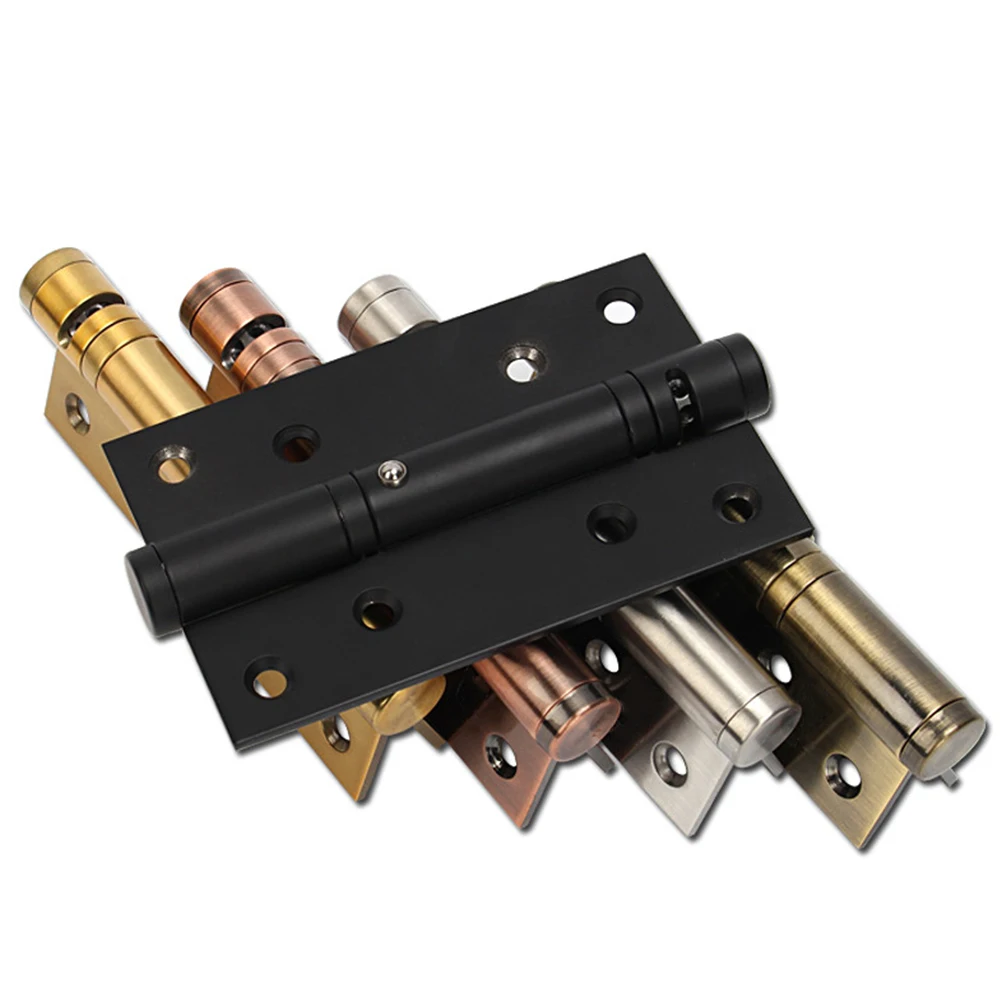 

1Pcs Automatic Self Closing Spring Door Hinge Heavy Duty Stainless Steel Smooth Closer for Apartments Corridors