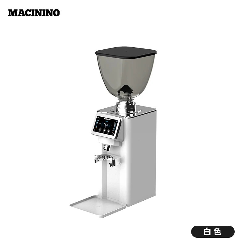 Automatic Burr Electric Coffee Grinder Aluminum Housing Coffee Bean Grinding Machine For Hotel Household Commercial Scenarios