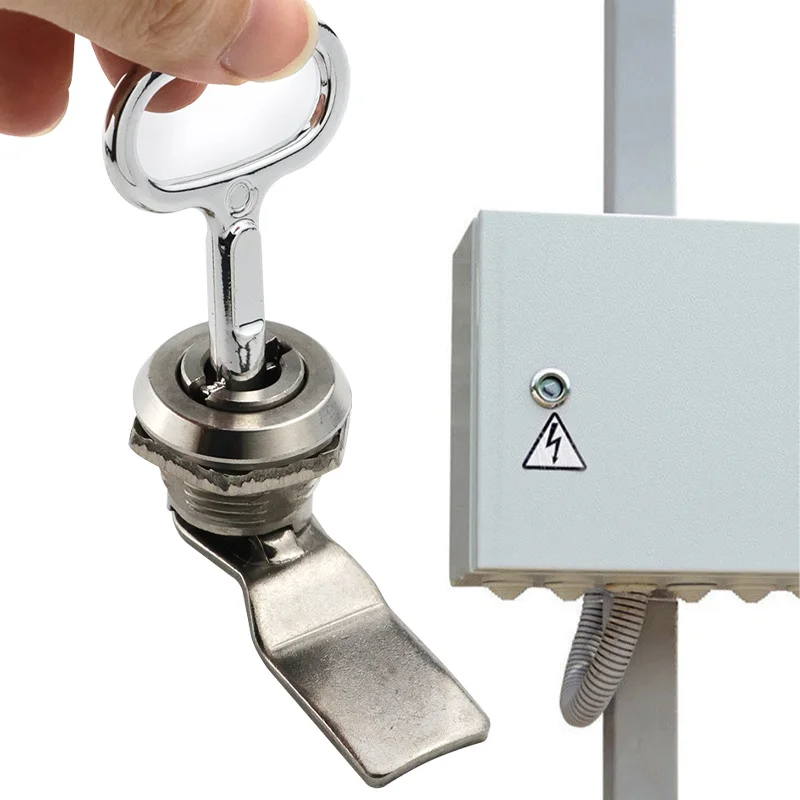 Drawer Linear/Triangle Cam Locks for Door Mailbox Cupboard Security Furniture Locks Cabinet Key Locking Plate Wrench