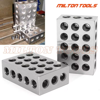 2 Piece Parallel Pad 1-2-3‘ Block Gauge 0.0001’ Accuracy Match Machinist 123 Milling Tool 23 Hole 25-50-75mm Block Gauge