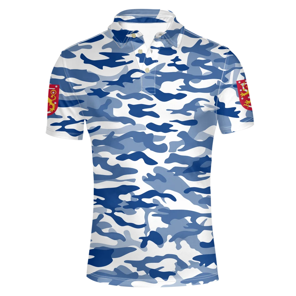 Finland Custom Name Team Logo Lapel T Shirt Suomi Fin Country Travel Finnish Nation Swedish Fishing Flag Photo Clothes view 5