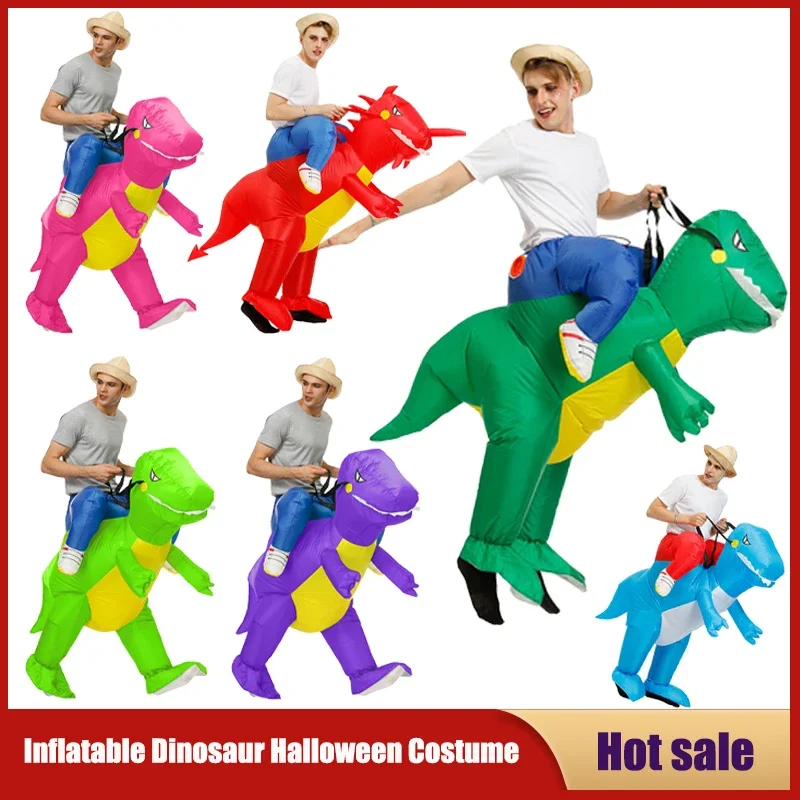 

Dinosaur Inflatable Cosplay Anime Suits Kid Adult Dino Unisex Boy Girl Kindergarden Performance Carnival Party Halloween Costume