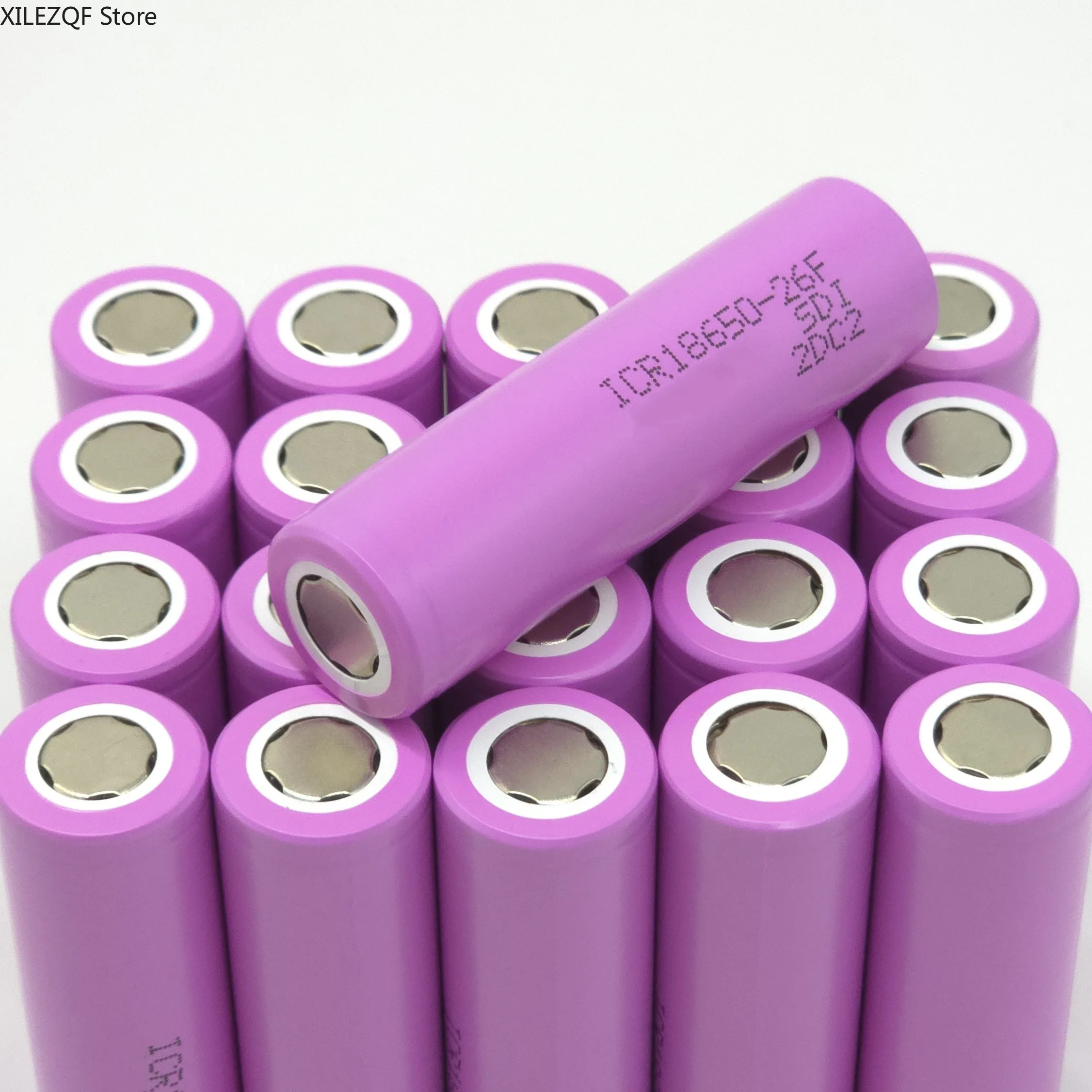 

18650 Rechargeable Li-ion Battery 2600mAh 3.7V (26F) - for Power Bank, Flashlight, DIY Projects, Power Tools, LED Lights