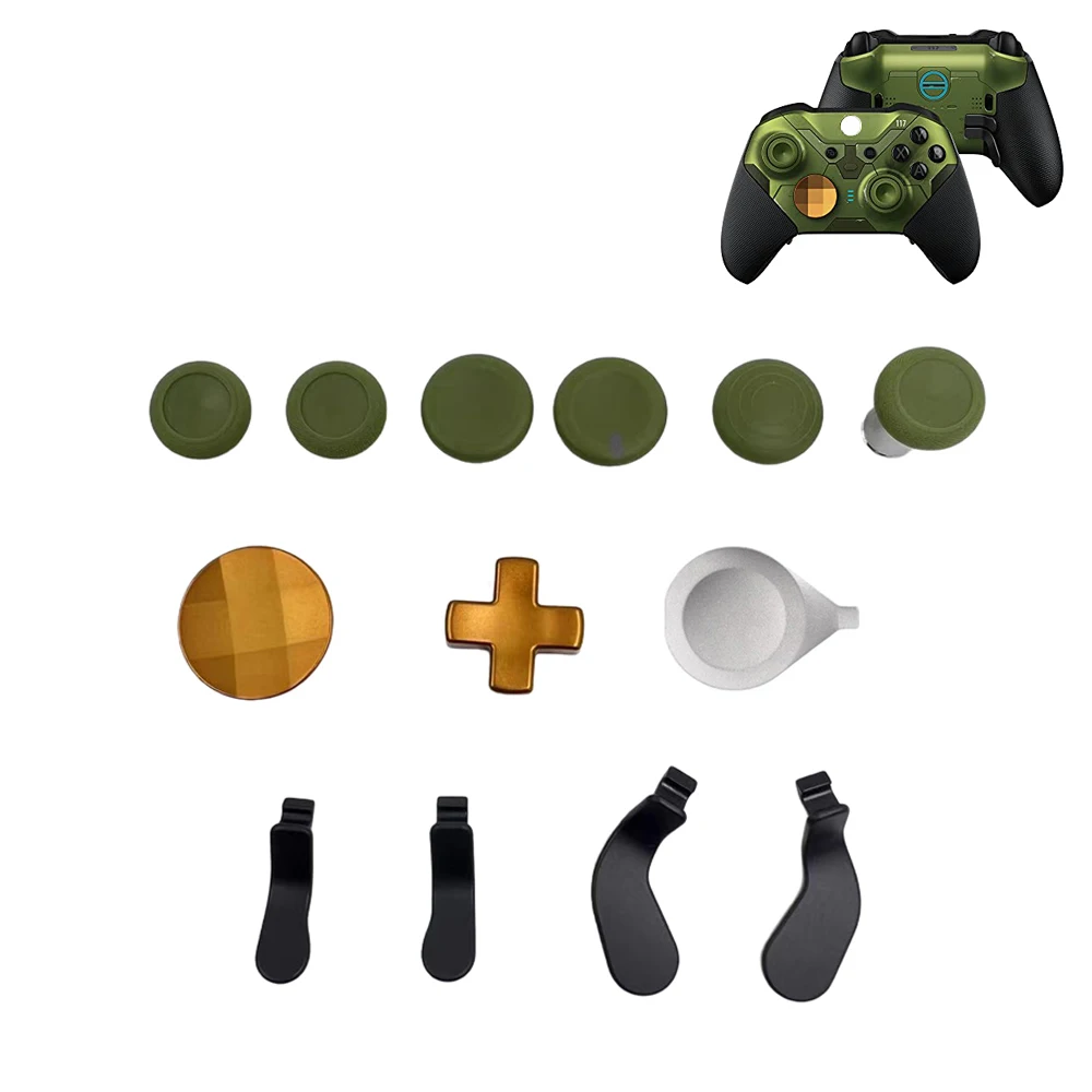 Thumbstick Metal Button Paddles  For Xbox One Elite Series 2 Controller Replacement Gamepad Accessory