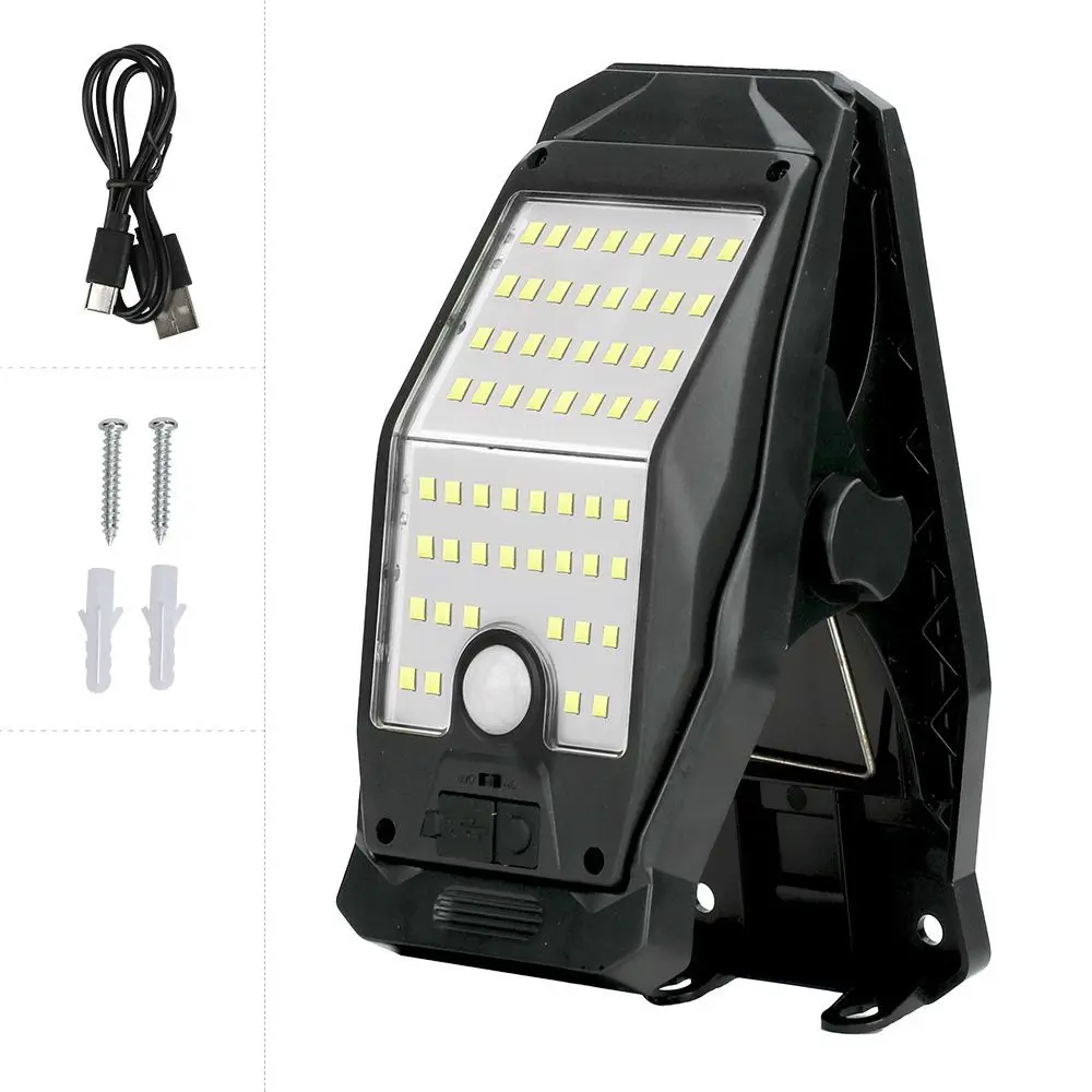 Motion Sensor Solar Garden Lights Solar Powered 3 Modes Solar Clip-on Lamp Super Bright Easy To Install Night Light Lawn