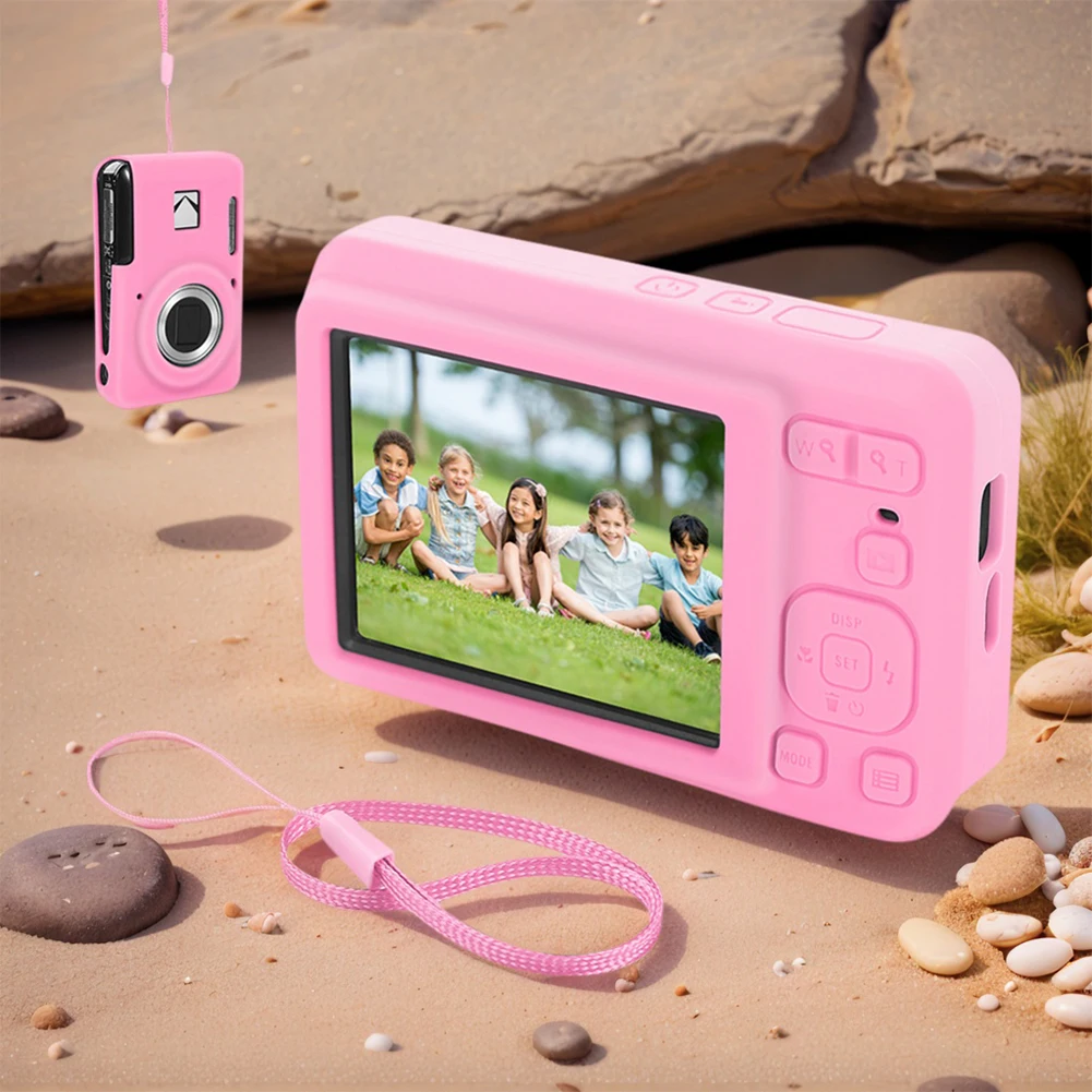 For KODAK PIXPRO FZ55 Soft Silicone Protective Case Solid Color Camera Body Cover Wear Resist Outdoor Travel Camera Protect Case