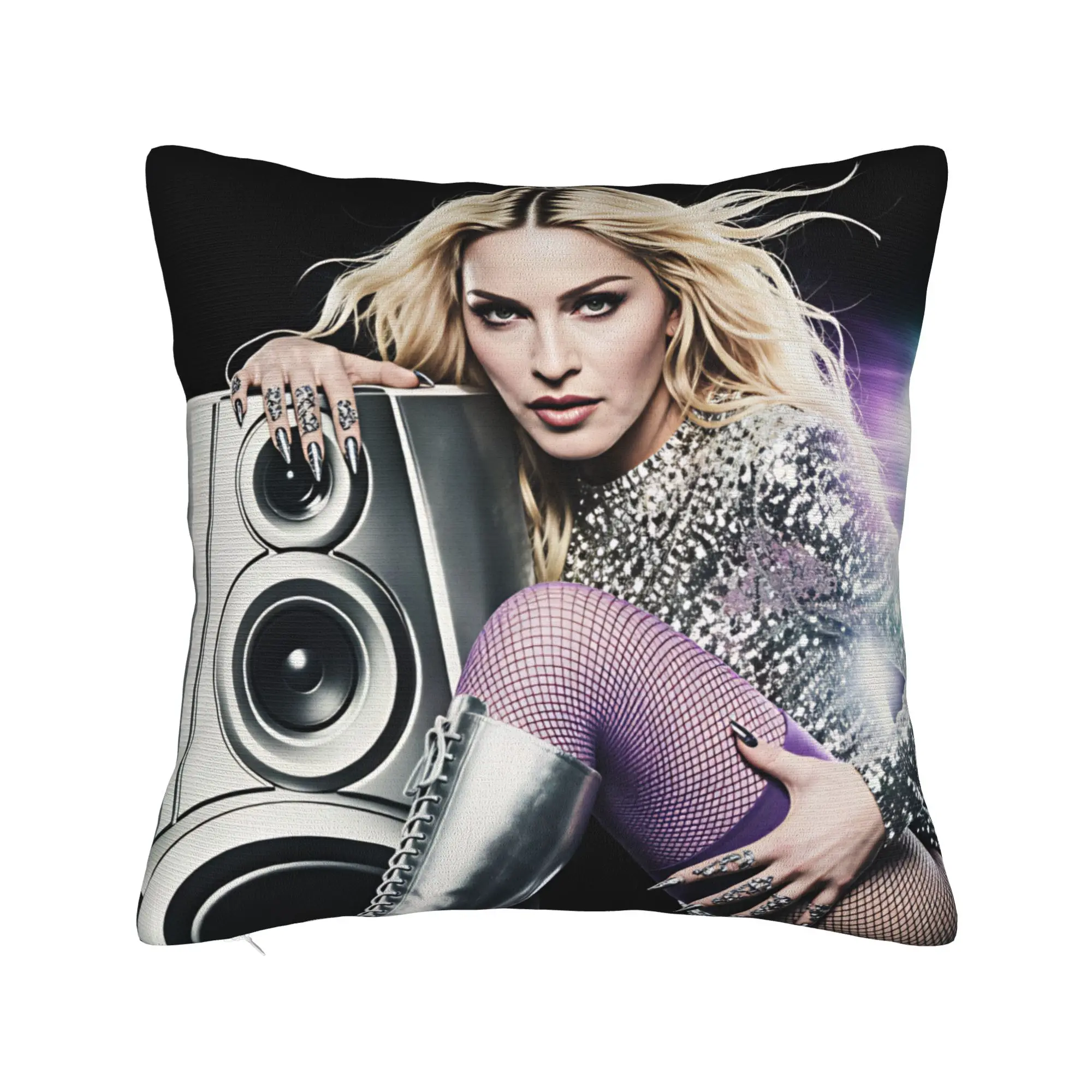 For M-Madonna Confessions II Pillow Case  Graphic Pillow Cover For Sofa Bedroom Home Decor Retro Trendy Cushion Cover