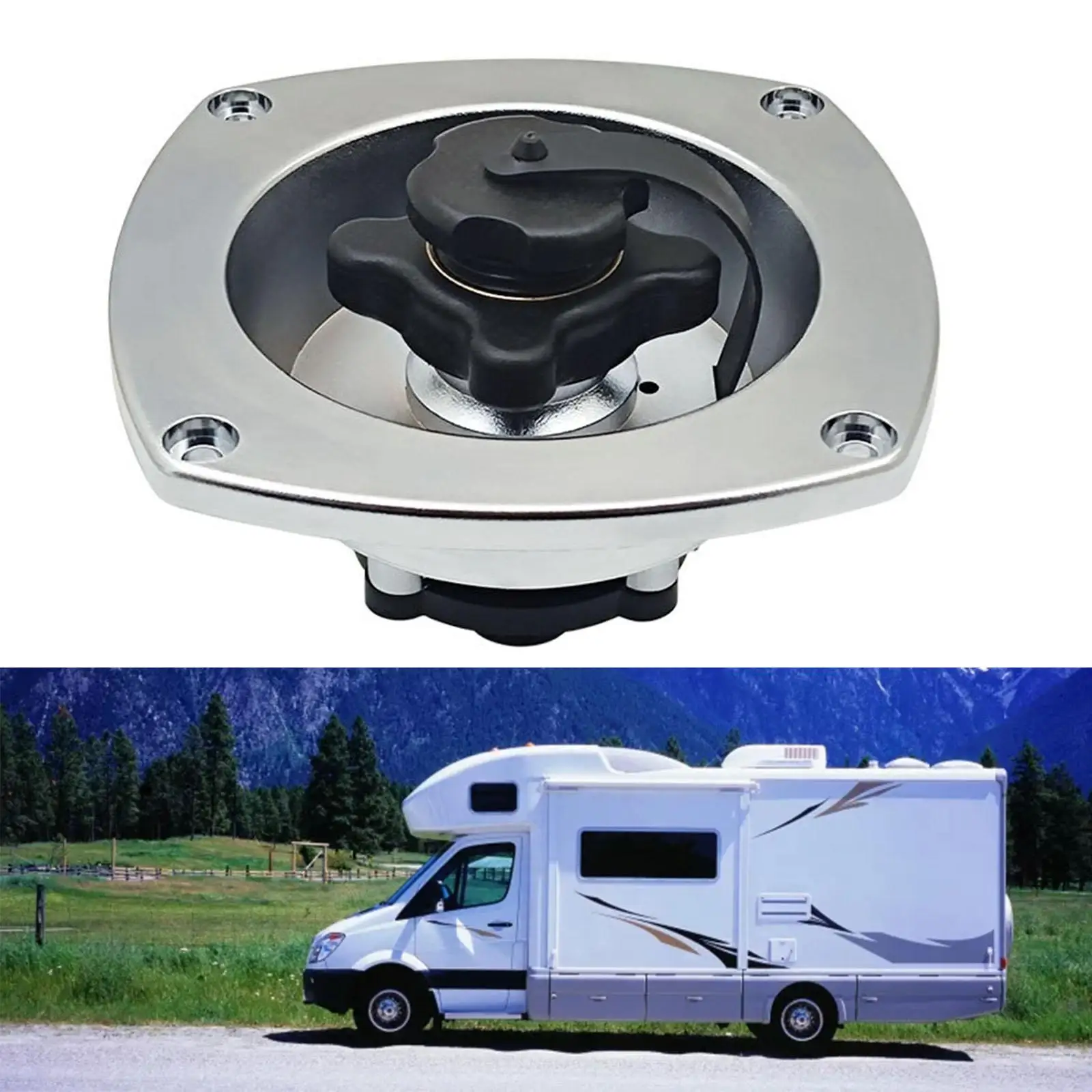 

Generic RV City Water Inlet with Check Good Sealing Van Trailer Accessory