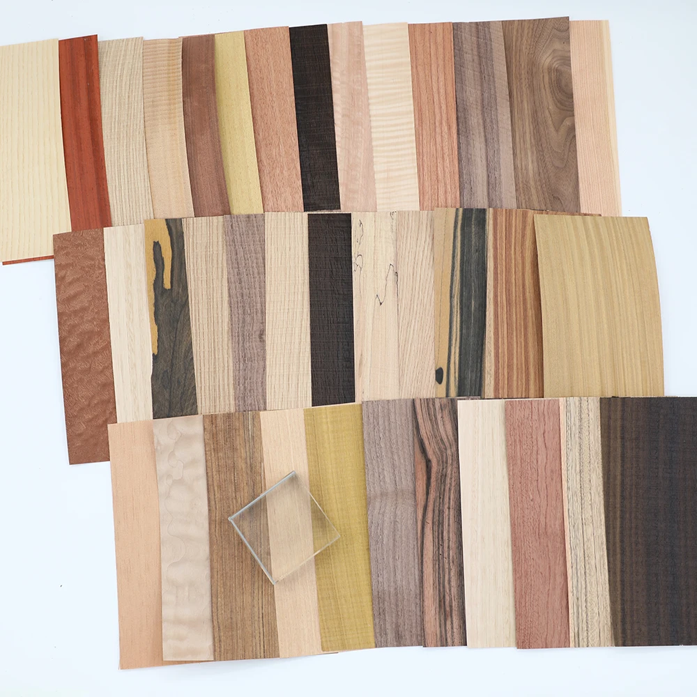 2023 NEW Natural Wood Veneer Sample Package for DIY Wood Craft