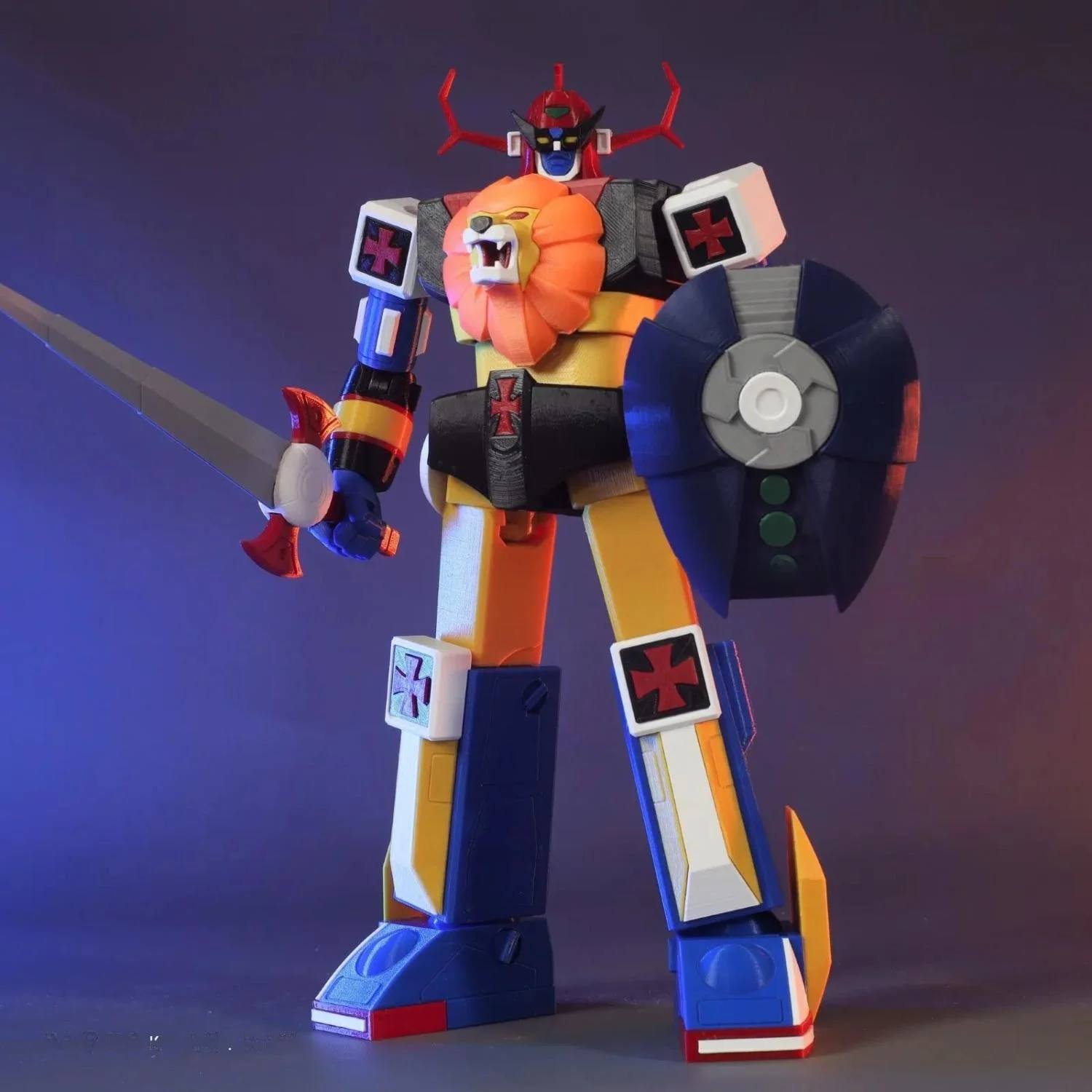 Future Robot Dassnyas Super Alloy Soul Combine Golden Lion King Model Toy Collectible Adult High Detail Painted Figure
