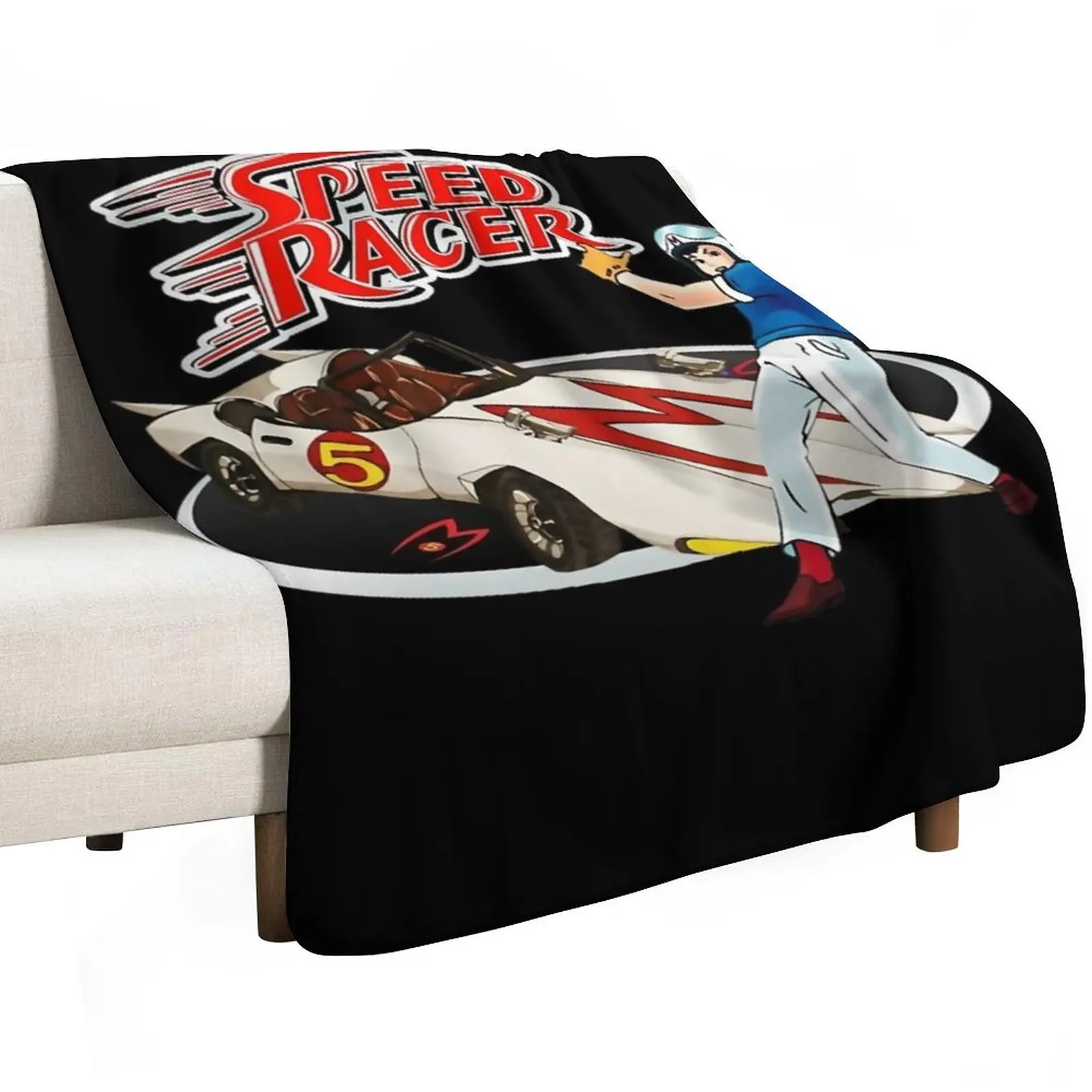 Go Speed Racer Go Go!!! Throw Blanket Bed covers Plaid on the sofa Soft Heavy Bed Single Blankets