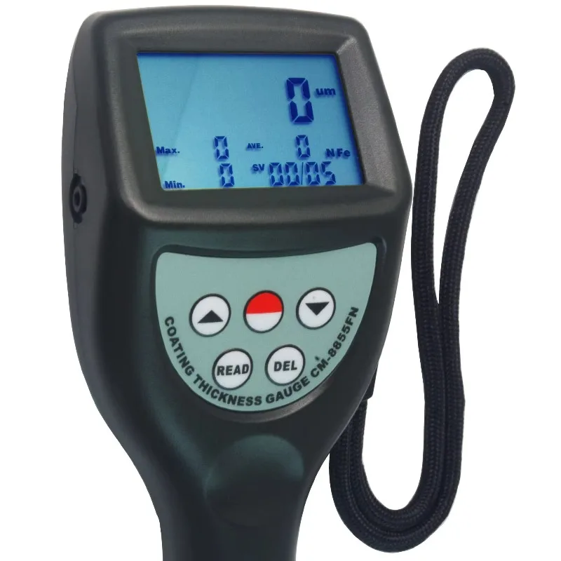 

Paint Thickness Meter Gauge Big LCD 99 Groups Memory Fe&Nfe Mode CM-8855FN 0-1250um
