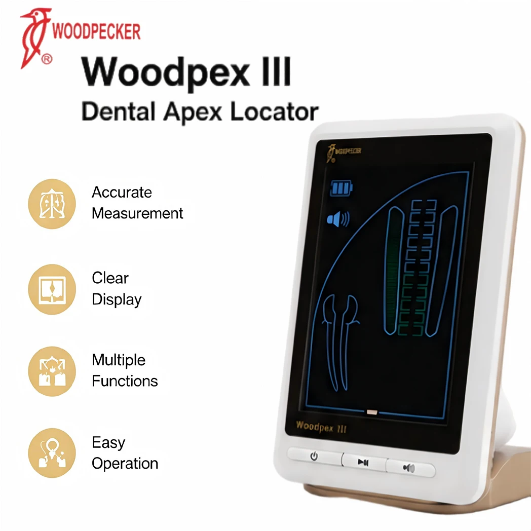 WOODPEX Dental Apex Locator Endodontic Root Canal Measurement Device Root Tester Dentistry Instrument
