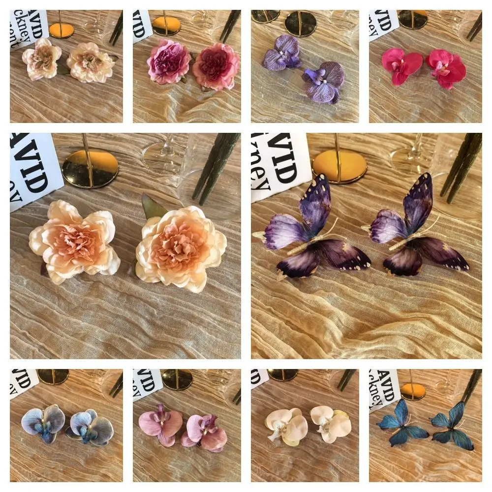 Сандалии, украшения, аксессуары для обуви с цветами, стиль отпуска, съемная обувь с бабочкой и орхидеей, подвески, аксессуары для обуви
