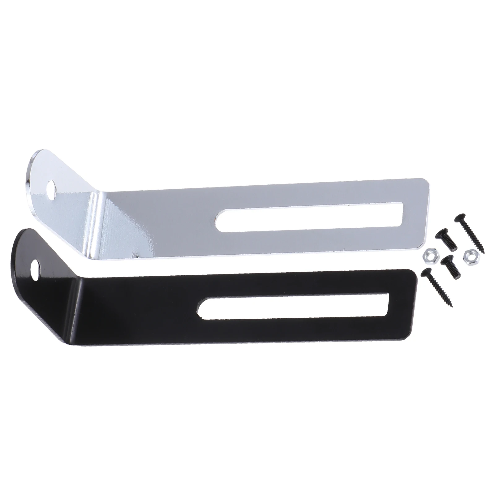 

2pcs Electric Guitar Pickguard Bracket Alloy Metal Strong Corrosion Resistant Silver Black Assembly Support Mounting