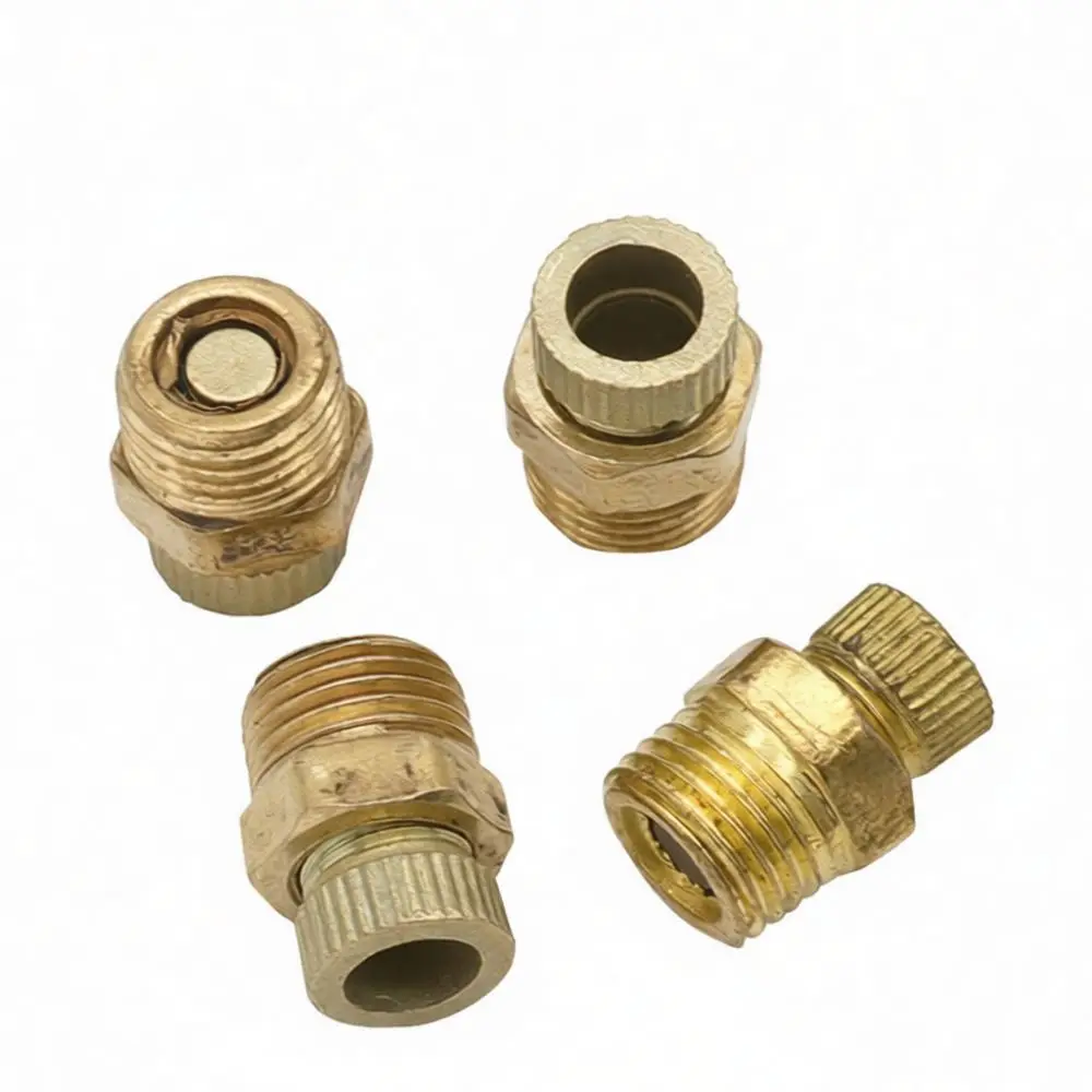 Heavy Duty Air Compressor Drain Valve Cast Steel Water Release Screw Pneumatic Pump Part For Tank Moisture Cleaning